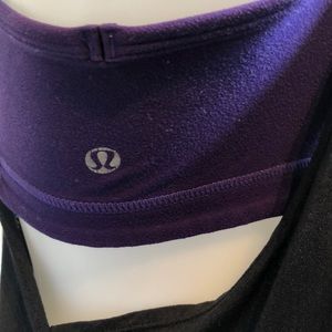 lululemon athletica Tops - Lululemon black & purple no limits tank sz 6 60066 lululemon athletica Tops - Lululemon black & purple no limits tank sz 6 60066